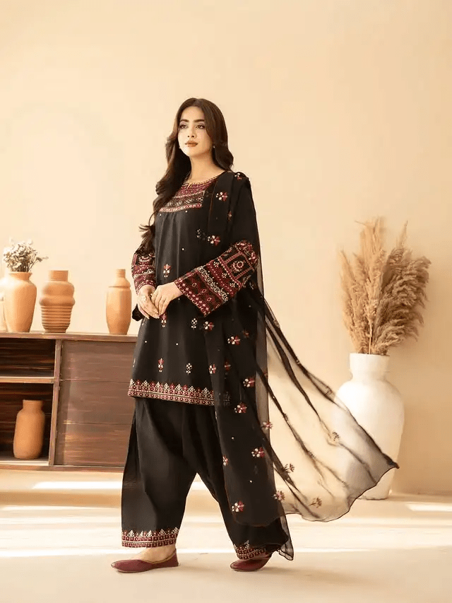 Ruksar Embroidered 3pc - ZORA