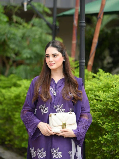 Horiya Dark Purple 3pc - ZORA
