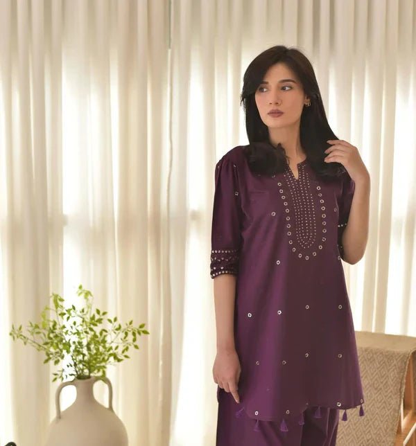 PURPLE AURA LAWN 3PC - ZORA