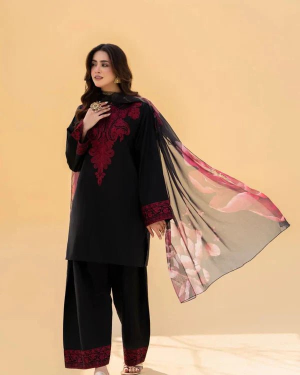 ZAROON LAWN 3PC - ZORA