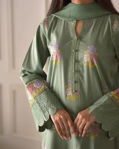 BLOSSOM LUXURY COTTON 3PC - ZORA