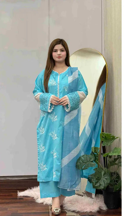Hooriya Embroidered 3Pcs