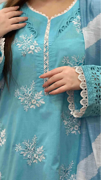 Hooriya Embroidered 3Pcs