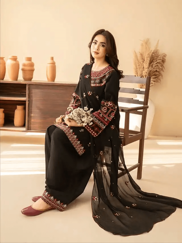 Ruksar Embroidered 3pc - ZORA