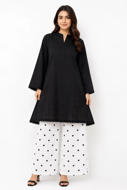 Heart Dots Lawn 2 Piece Stitched Suit - ZORA