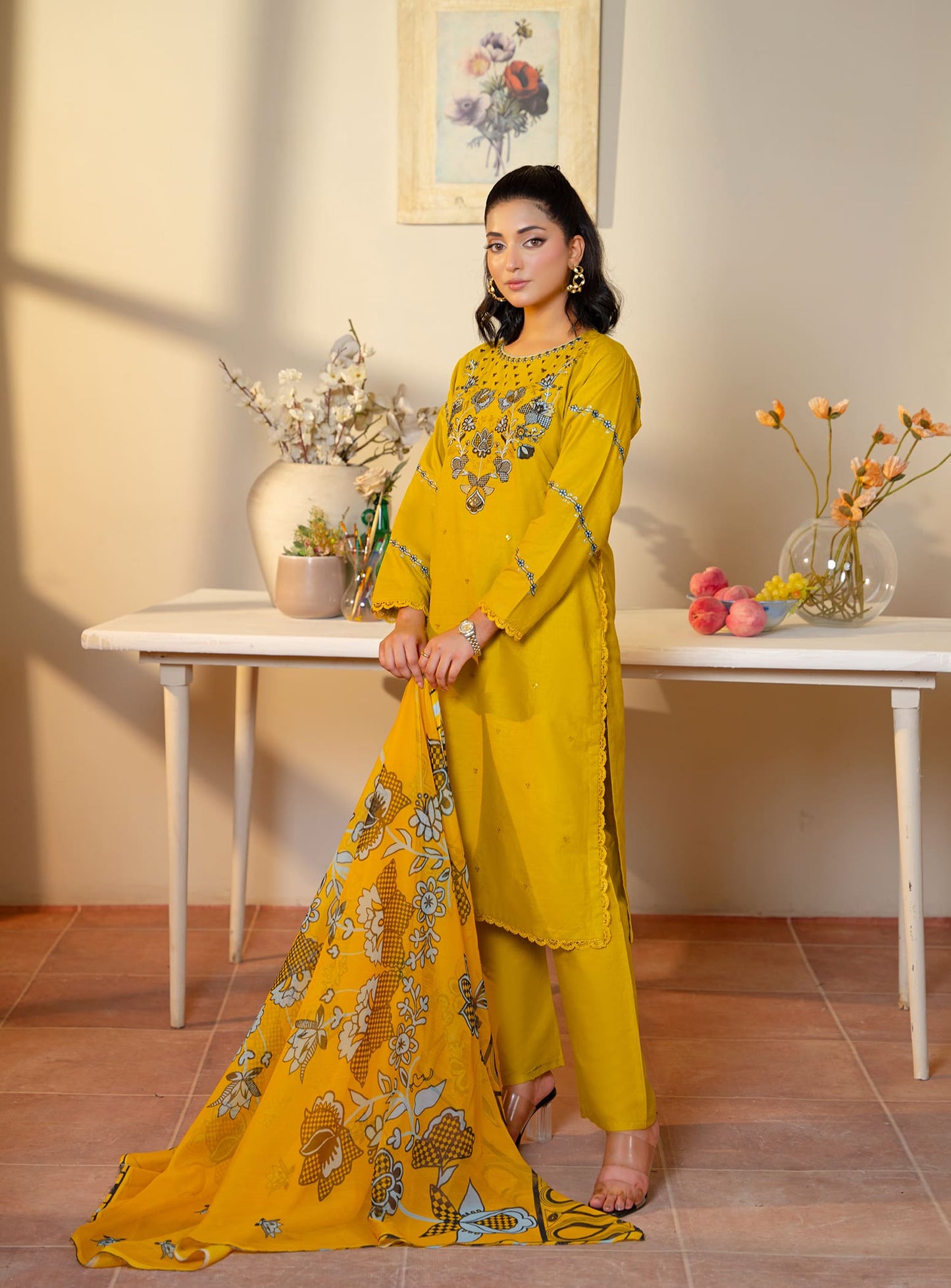 Yellow Kurta Set